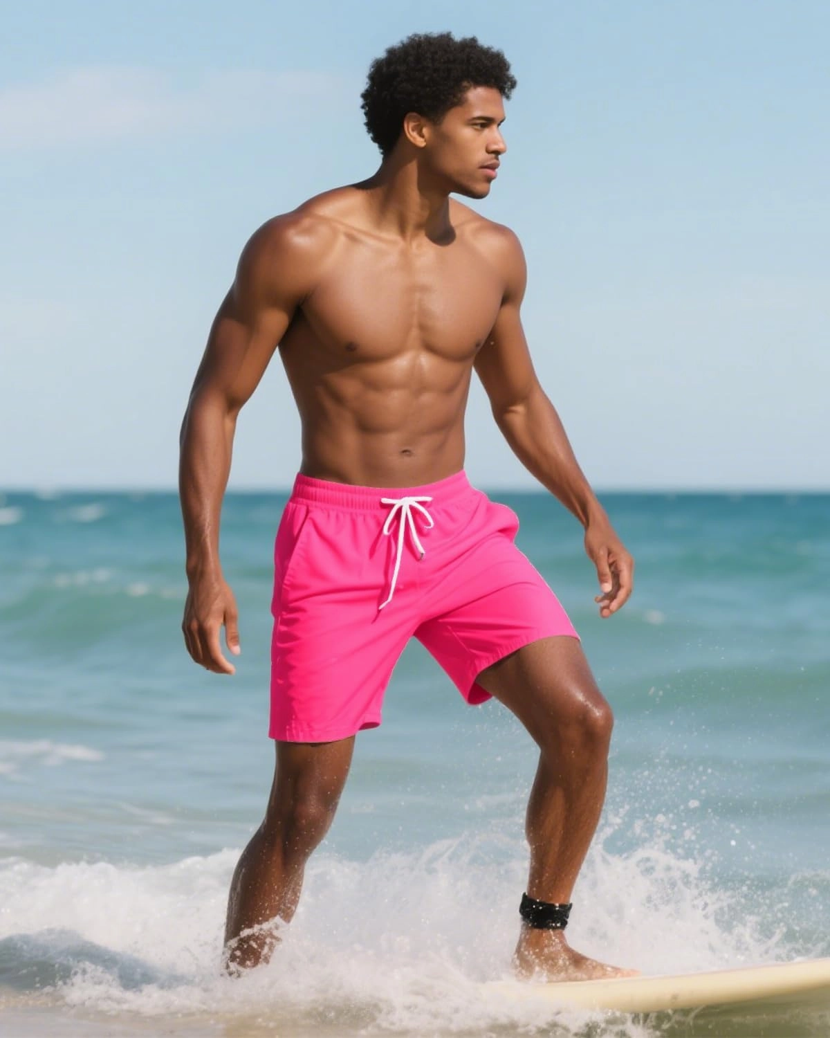 TUVEKE Men's Swim Trunks Quick Dry Bathing Suit for Men 5 Inch Inseam with Mesh Liner Mens Swimming Shorts Beach Shorts S-XXL
