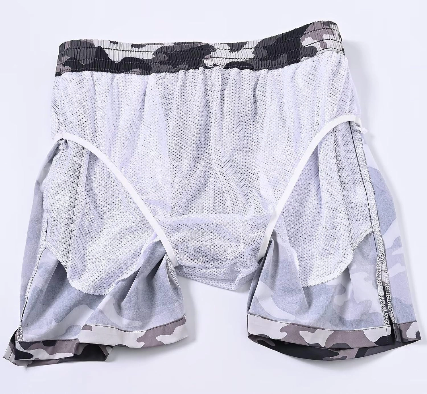 Tyhengta Men's Swim Trunks Quick Dry Beach Shorts with Zipper Pockets and Mesh Lining