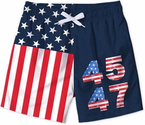 uideazone Boys Swim Trunks 3D Funny Print Surfing Board Shorts Quick Dry UPF 50  Swimsuit Beachwear with Mesh Lining 2-12T