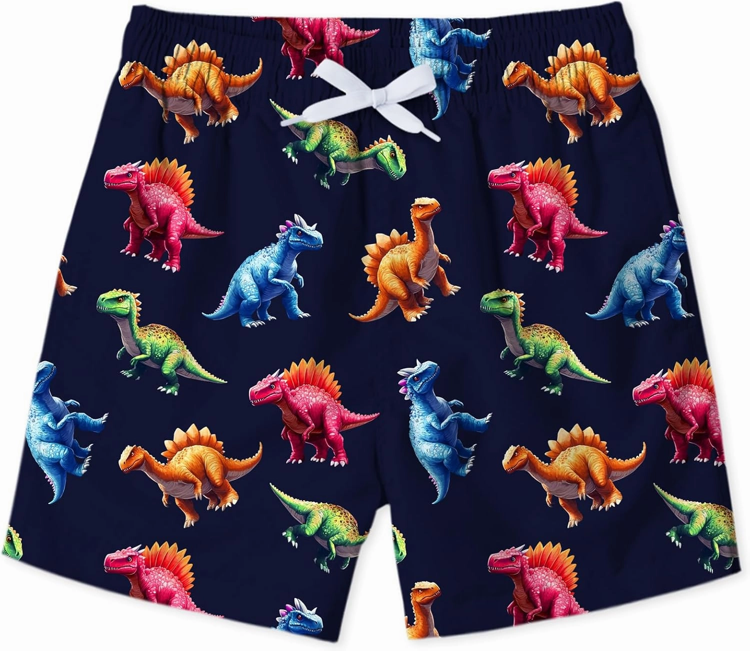 uideazone Boys Swim Trunks 3D Funny Print Surfing Board Shorts Quick Dry UPF 50  Swimsuit Beachwear with Mesh Lining 2-12T