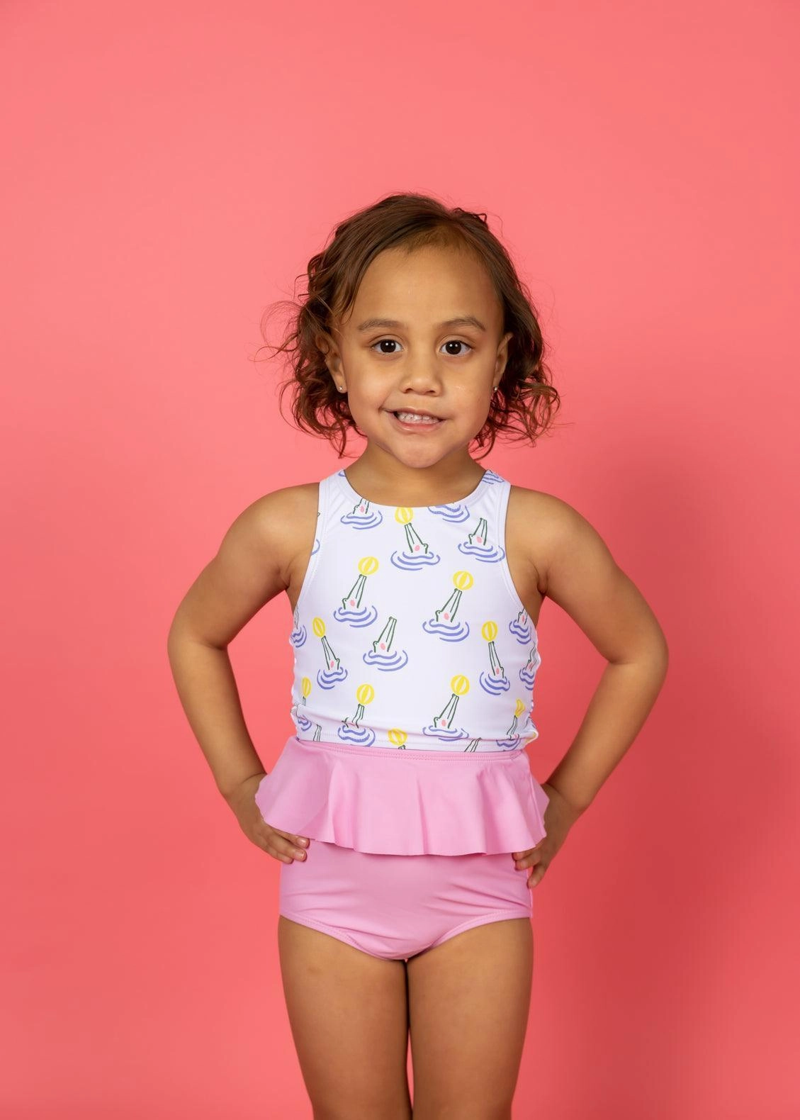 Ultimate Pink | Mini Peplum Bottoms