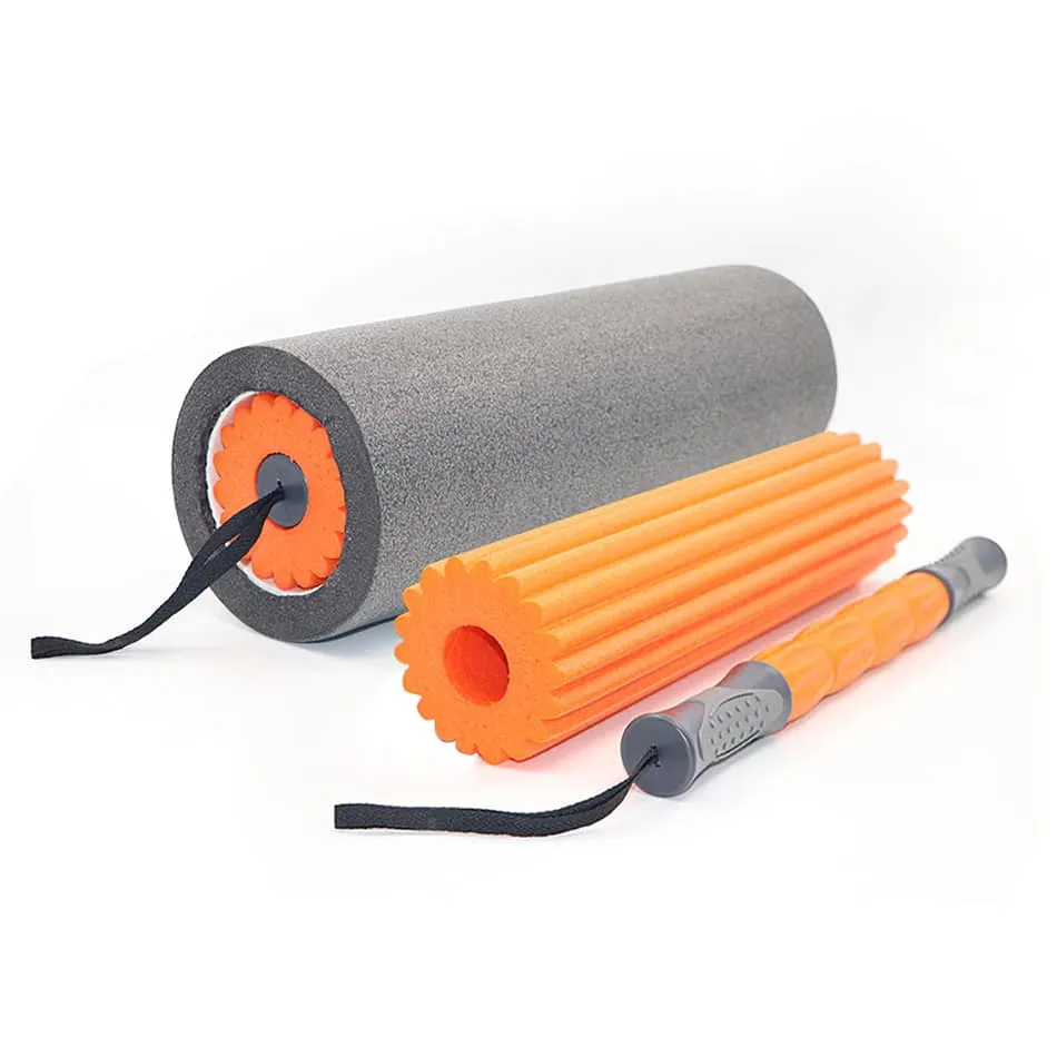 Unbeatable Combo 3 in 1 Yoga Column Roller Must-Have, Skipping Ropes, Flooring