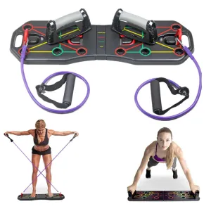 Unbeatable Combo 9 in 1 Push Up Board Moving Fast, Manual treadmill, Indoor Cycles, Commercial Rowers