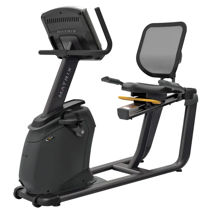 Matrix R30 Recumbent Exercise Bike with XR Console, Rubber Gripped Olympic Plates, Metal Weights