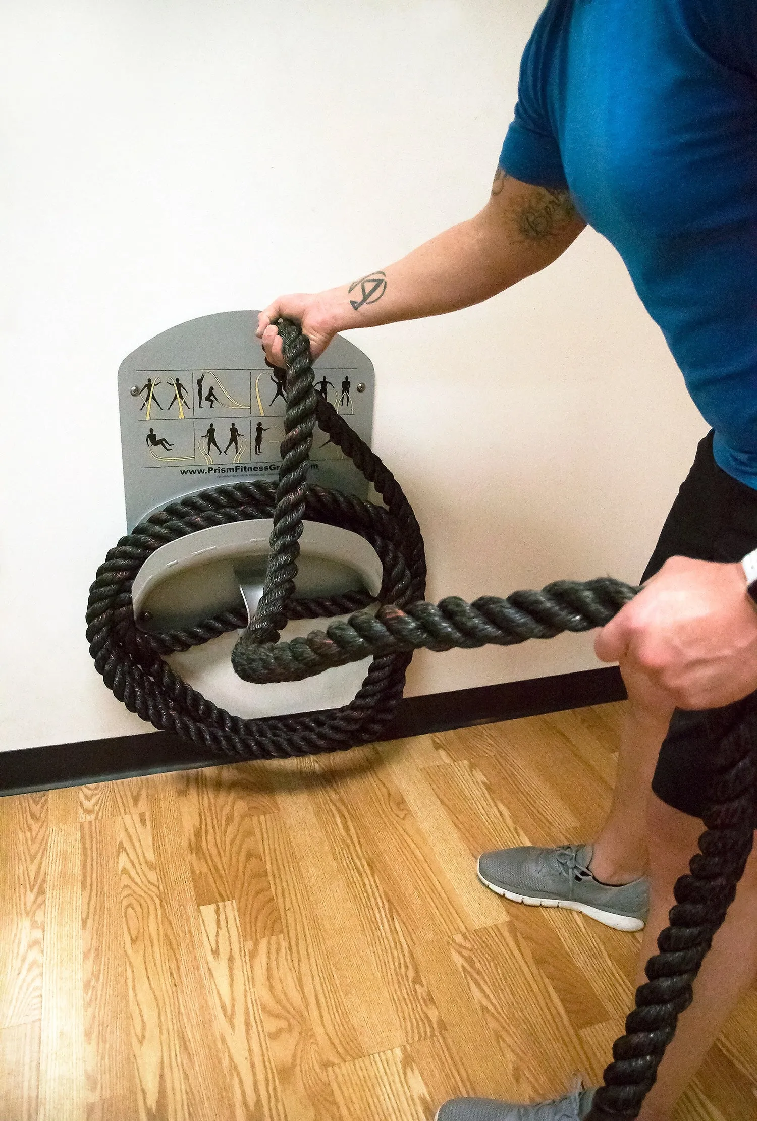 Smart Rope Caddy Self-Guided Commercial Kit, Heart rate monitor chest strap, Aerobic Training,Yoga