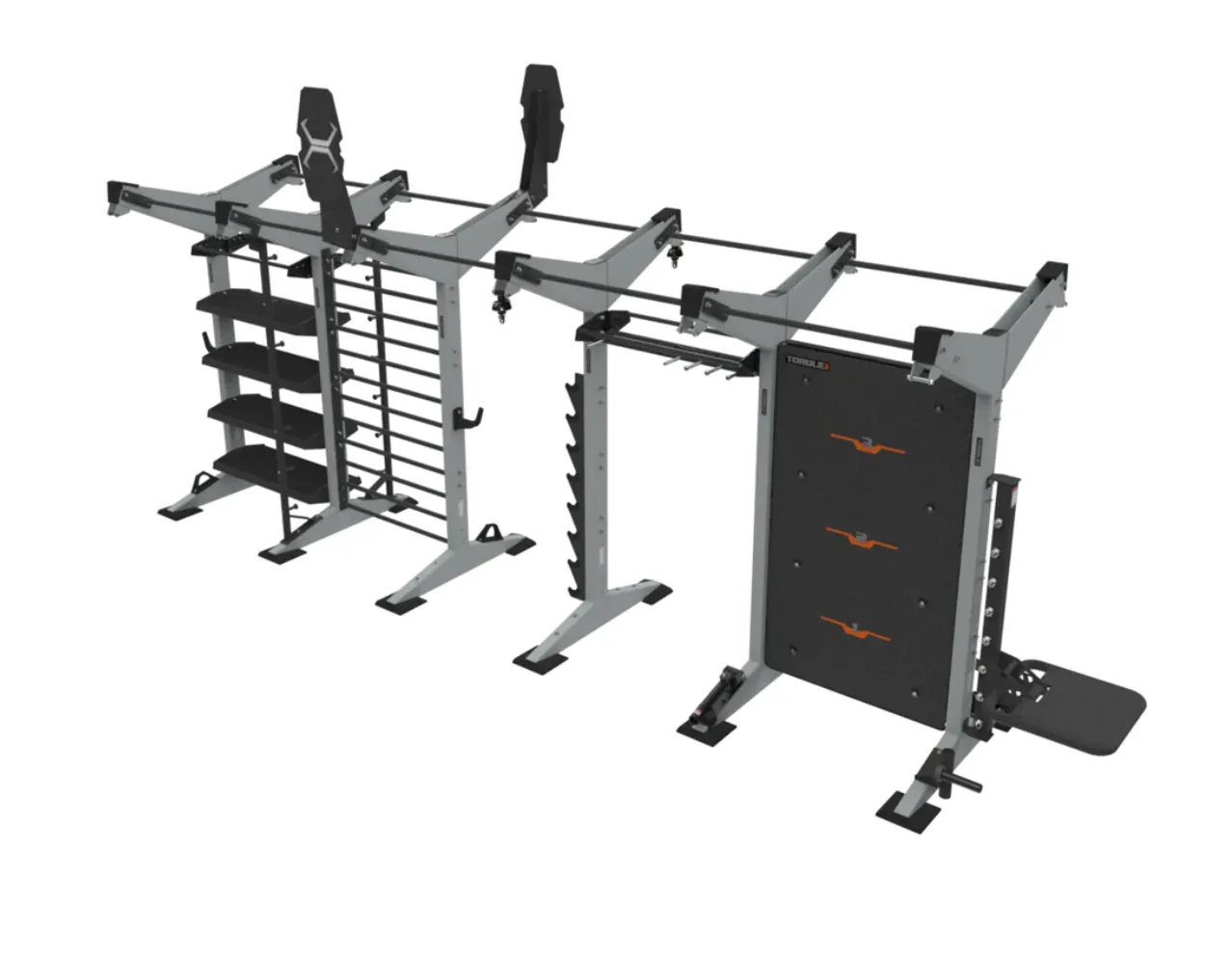 TORQUE Fitness X-CREATE 5-Module Functional Two-Sided Center, Olympic weight plates, Gym equipment maintenance kit, Treadmill Parts,Accessories