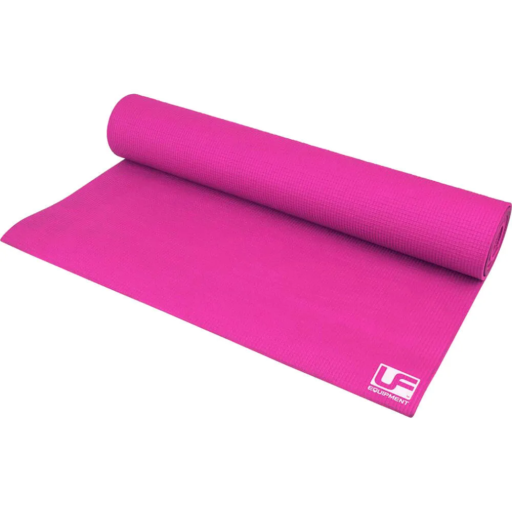 UFE Yoga Mat | 4mm (Pink), Massage Guns, Plate Loaded Equipment, Treadmills