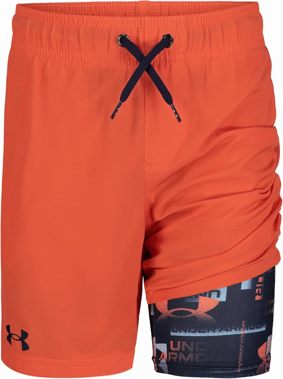 Under Armour Boys Compression Lined Volley, Swim Trunks, Shorts with Drawstring Closure & Elastic Waistband