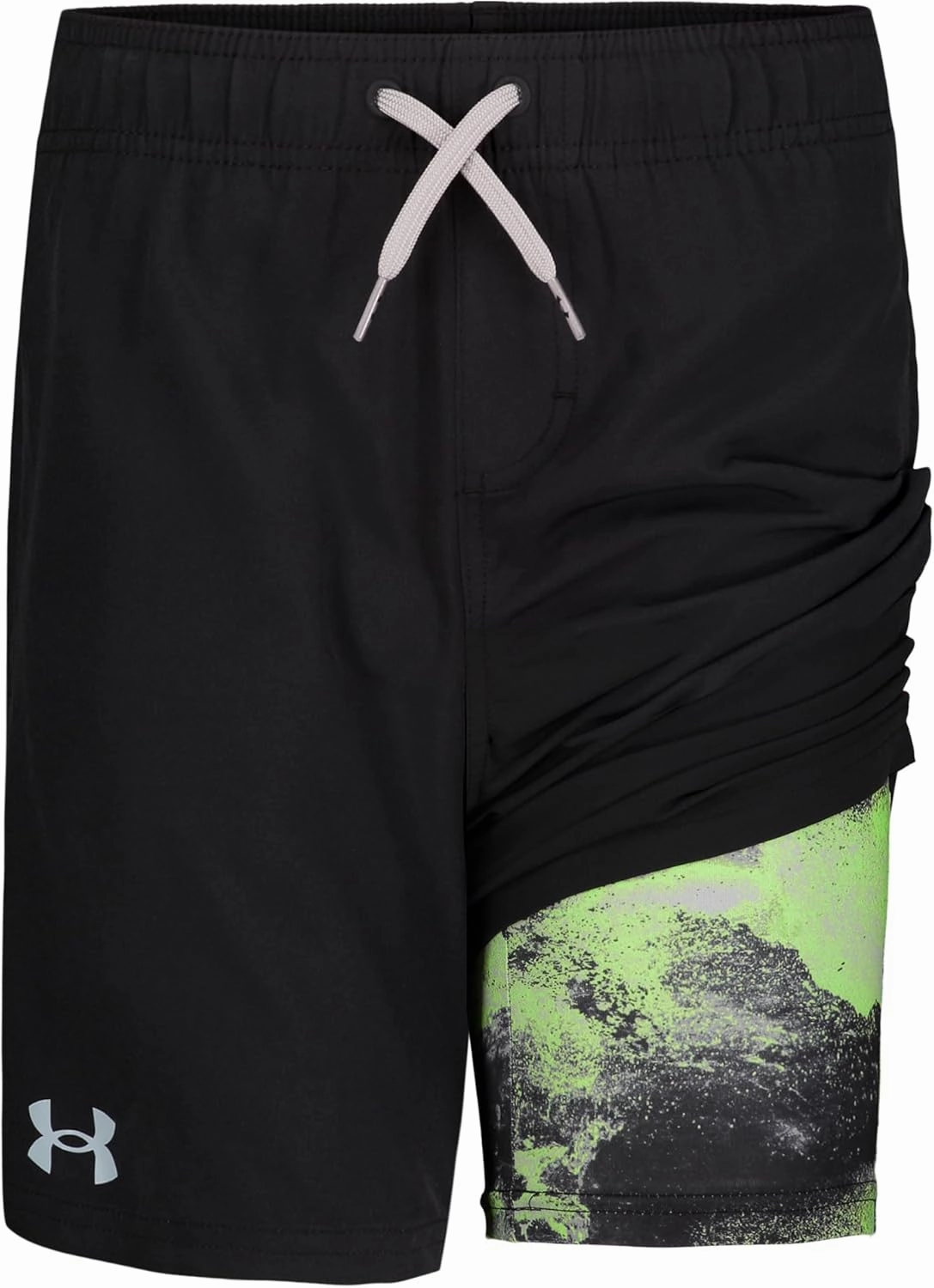 Under Armour Boys Compression Lined Volley, Swim Trunks, Shorts with Drawstring Closure & Elastic Waistband