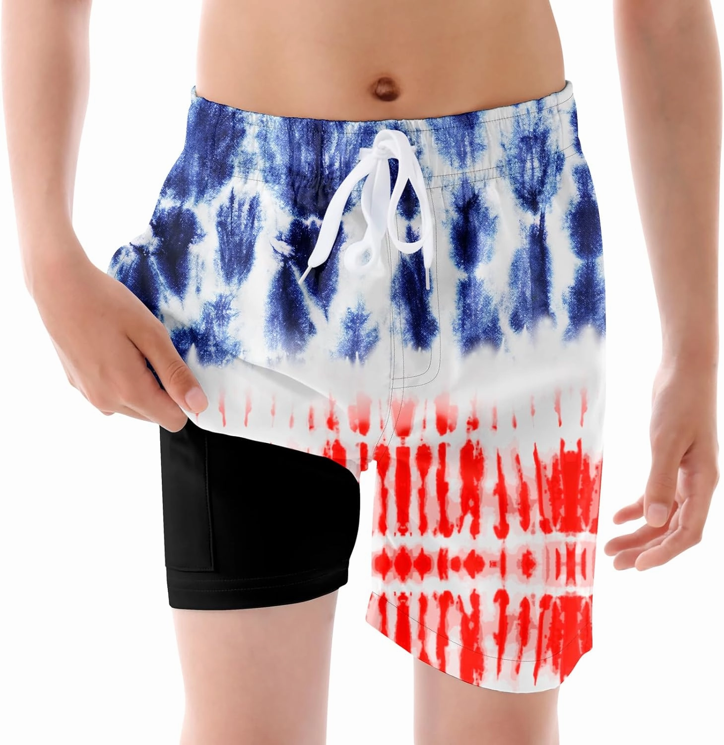UNICOMIDEA Boys Swim Trunks Compression Liner Swimming Shorts Quick Dry Boxer Brief Swimwear 7-20 Years Bathing Suit