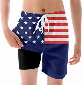 UNICOMIDEA Boys Swim Trunks Compression Liner Swimming Shorts Quick Dry Boxer Brief Swimwear 7-20 Years Bathing Suit