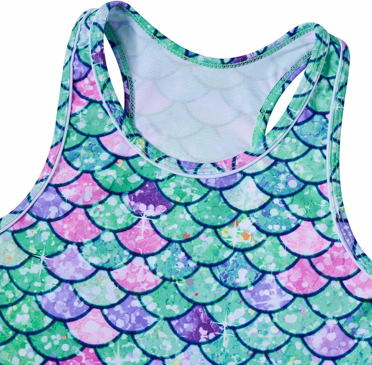 UNIFACO Girls Swimsuits Two Piece Tankini Bathing Suits Boyshort Summer Beach Rash Guard Swimwear for 4-13T