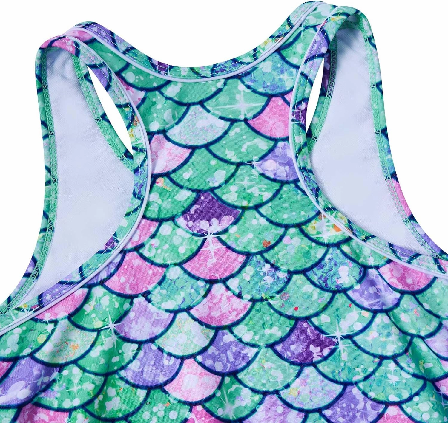 UNIFACO Girls Swimsuits Two Piece Tankini Bathing Suits Boyshort Summer Beach Rash Guard Swimwear for 4-13T