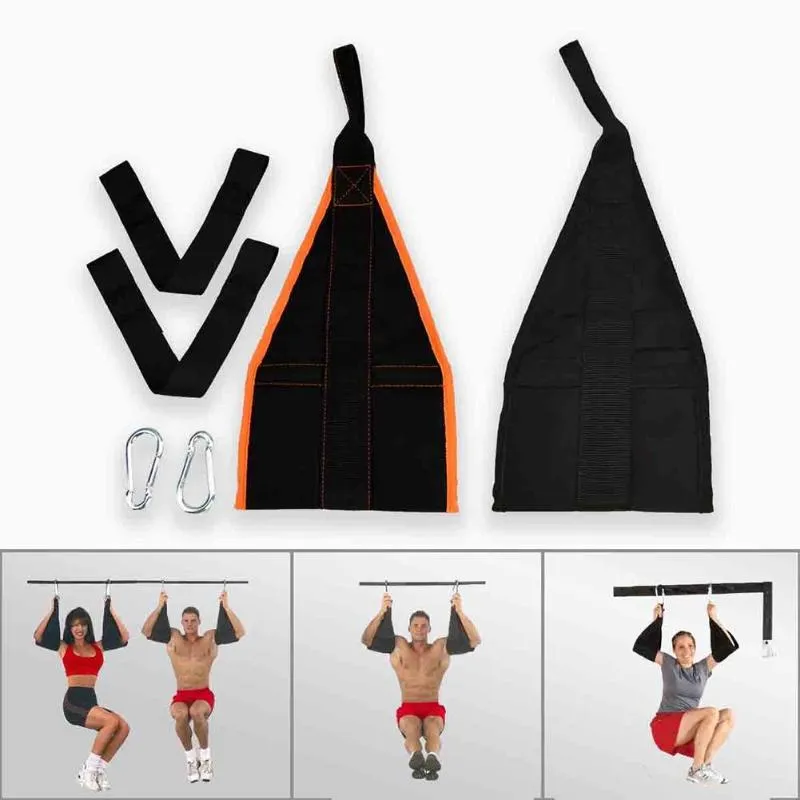 Hanging Ab Black Strap, Yoga wheel for back