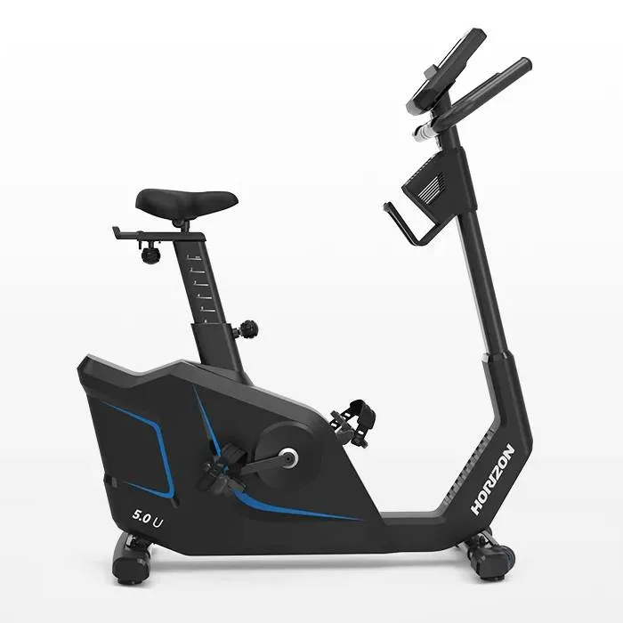 Horizon - 5.0 U Upright Bike, Calorie burn tracker, Bundles