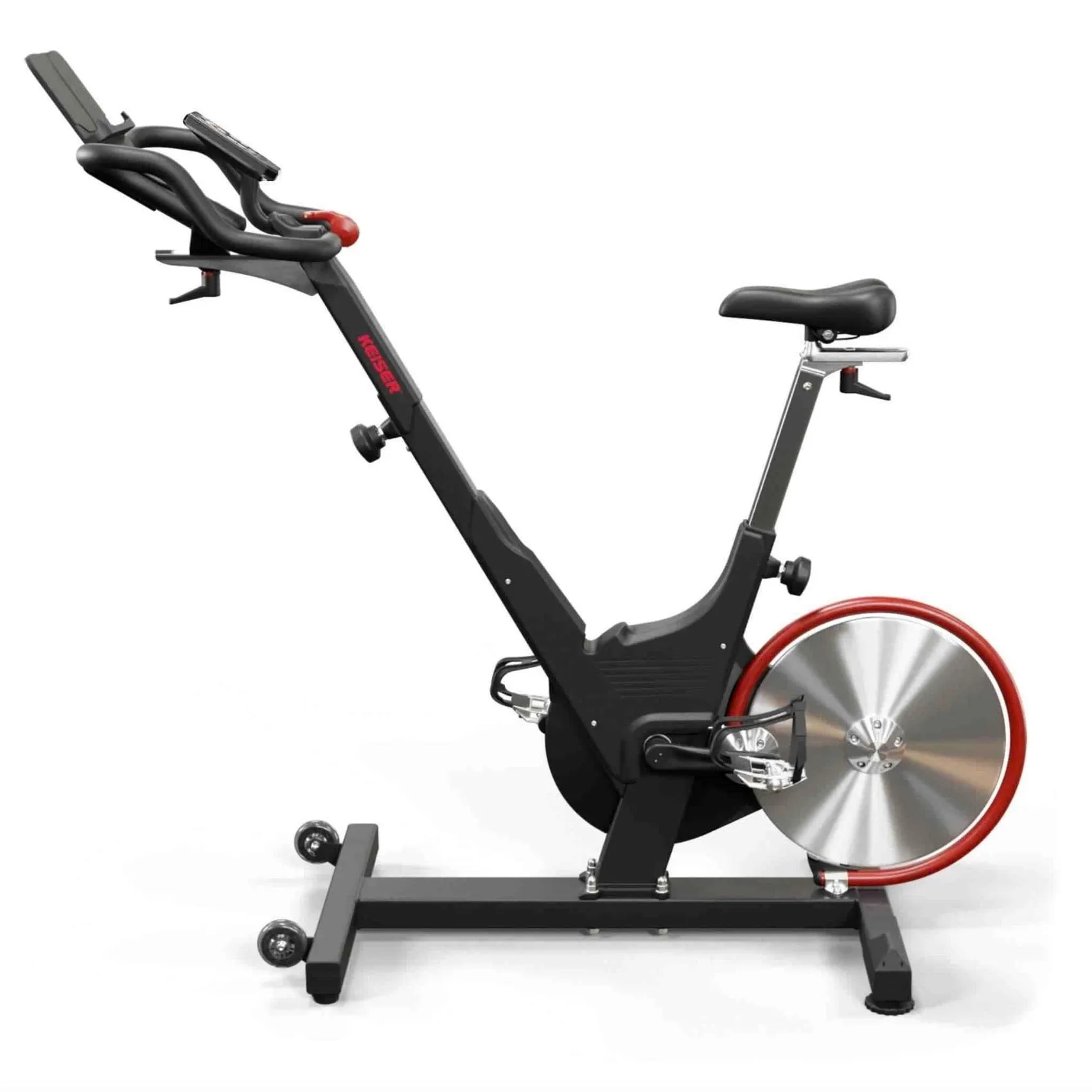 Keiser M3i Studio Plus Indoor Cycle, Studio Dumbbells, Running socks padded, Personal Fixed Barbell
