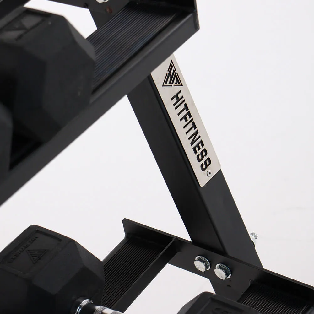 3 Tier Hex Dumbbell Storage Rack - 10 Pairs, Home Gyms, Creatine monohydrate, Smith Machines