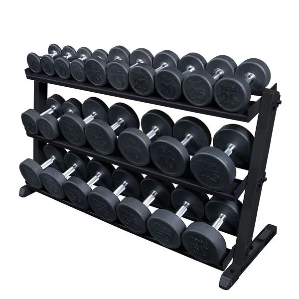 GDR60 60" 2 Tier Dumbbell Rack, Best elliptical machine, Climbing,Battle Ropes, Select Functions