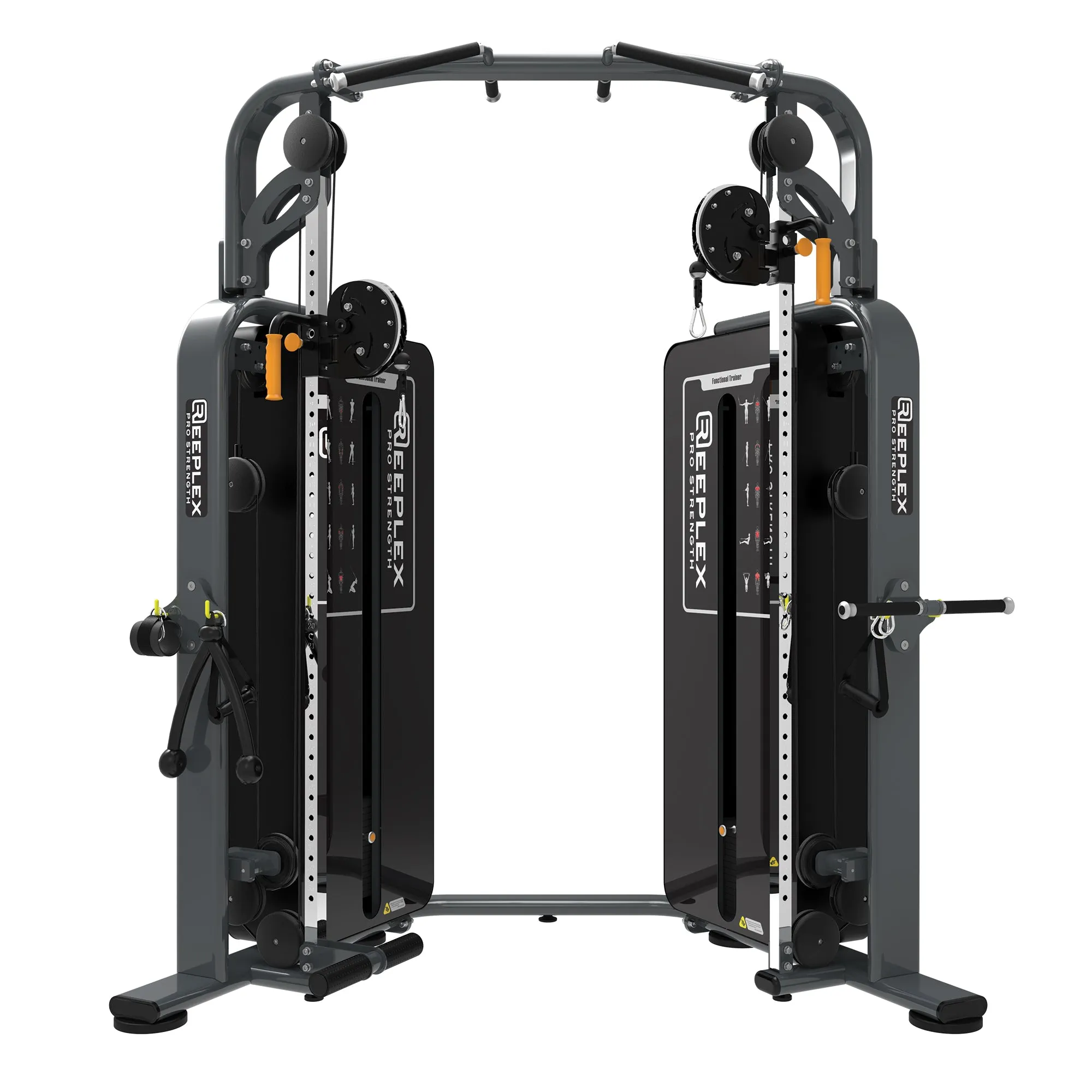 Reeplex Commercial Functional Trainer with 2 x 100kg weight stacks Rival Series, Agility ladder