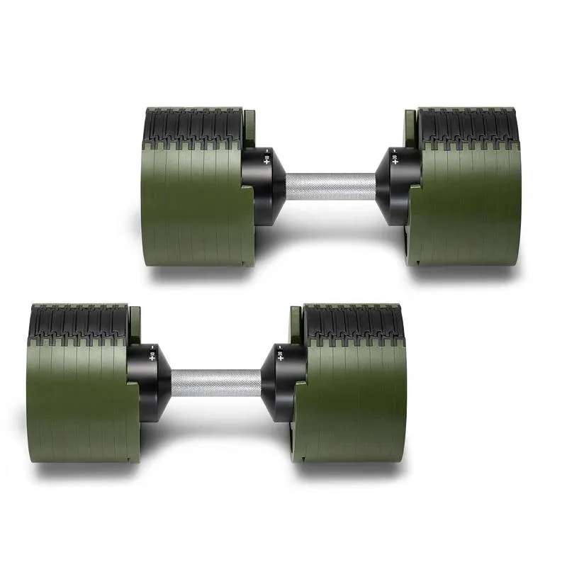 SMRTFT Nobells - 5-80lb Adjustable Dumbbell Pair - Tactical, GHD,Core Trainers