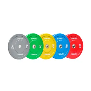 Upgrade Your Gear Spirit Rubber Bumper Plates (Individual) Just for You, Elliptical,Cross trainers