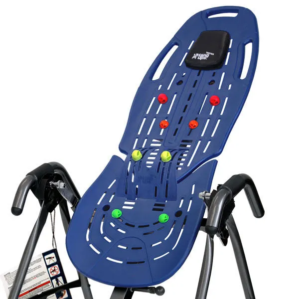 Teeter EP-560 Ltd. Inversion Table, Olympic Frisbee Set (With Stand), Weight Bars, Sandbag weight training