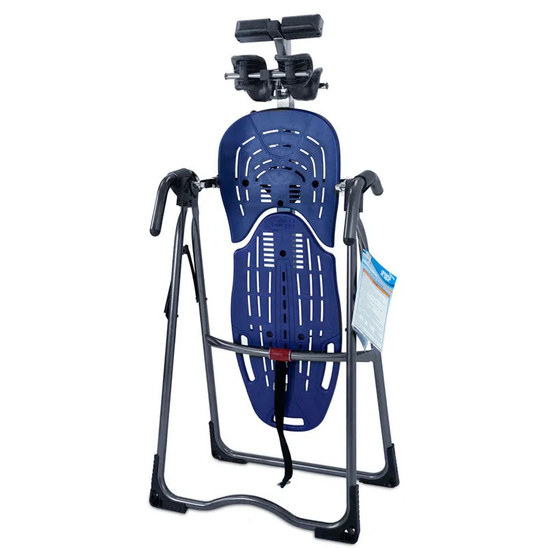 Teeter EP-560 Ltd. Inversion Table, Wall mounted bike rack, Dual Stations, Rubber Gripped Olympic Plates