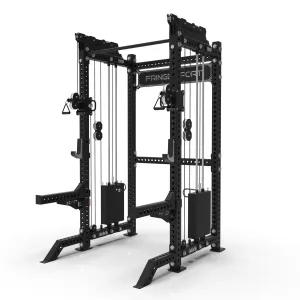 Upgrade Your Gear The Dane 1.0, Half Rack Functional Trainer Unbeatable Combo, Swiss,Gym Balls, Commercial Bikes, Portable pull up station