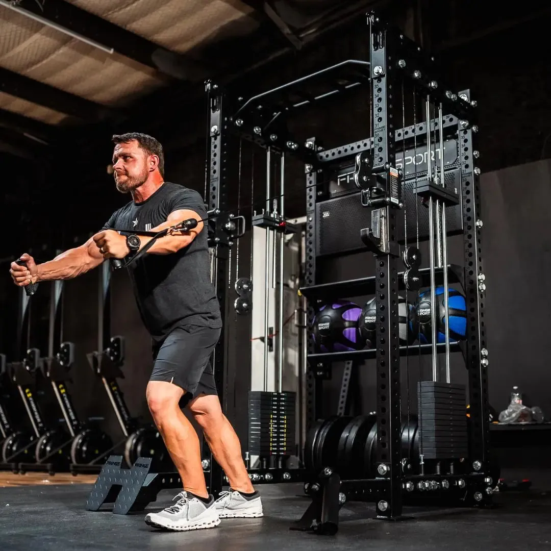 The Dane 1.0, Half Rack Functional Trainer, Pilates Reformers, Exercise Rings, Flooring