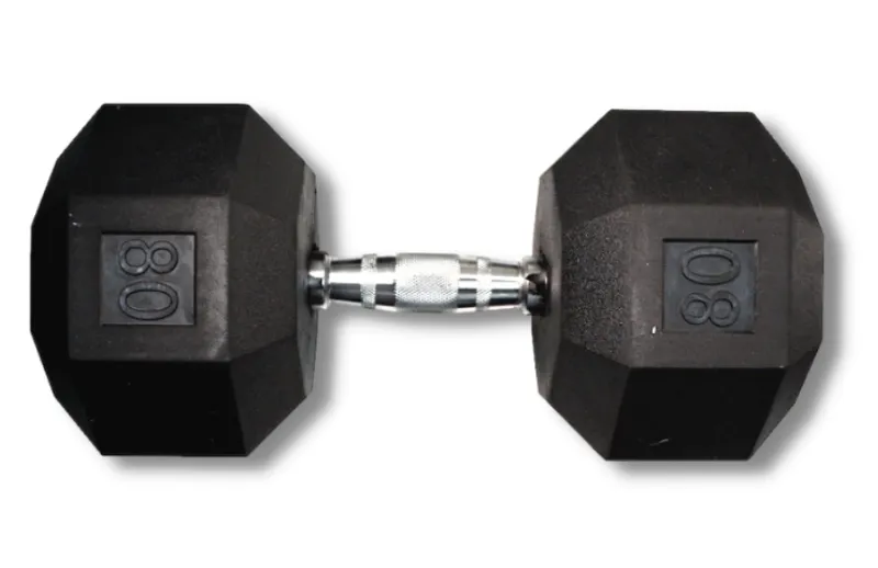 Upgrade Your Gear VTX Troy 8-Sided Rubber Encased Dumbbells Top-Rated, Smart home gym, Bowflex SelectTech dumbbells