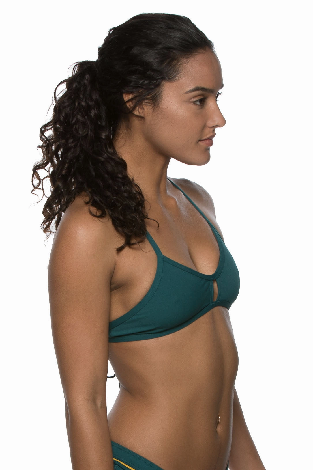 Vent Bikini Top - Peacock