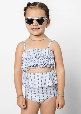 Vintage Blooms | Mini Peplum Bottoms