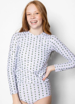 Vintage Blooms | Youth Rashguard Top (Unisex)