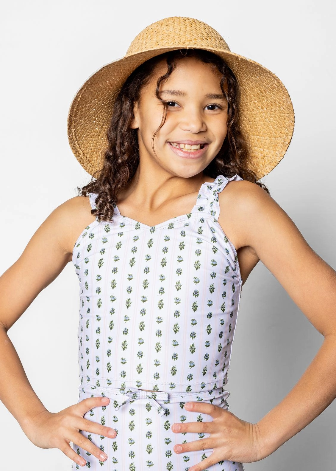 Vintage Blooms | Youth Ripple Top