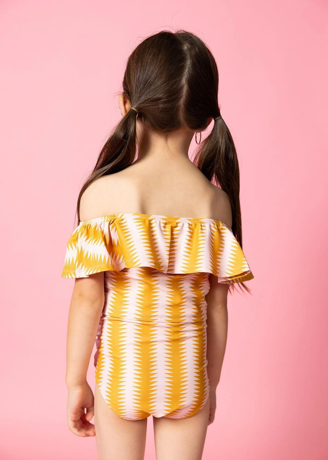 Vintage Triangles | Mini Down in Front Ruffle Bottoms