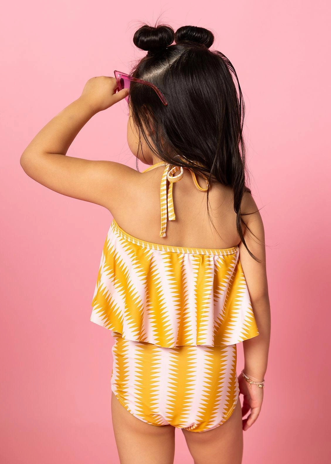 Vintage Triangles | Mini High-Waisted Bottoms