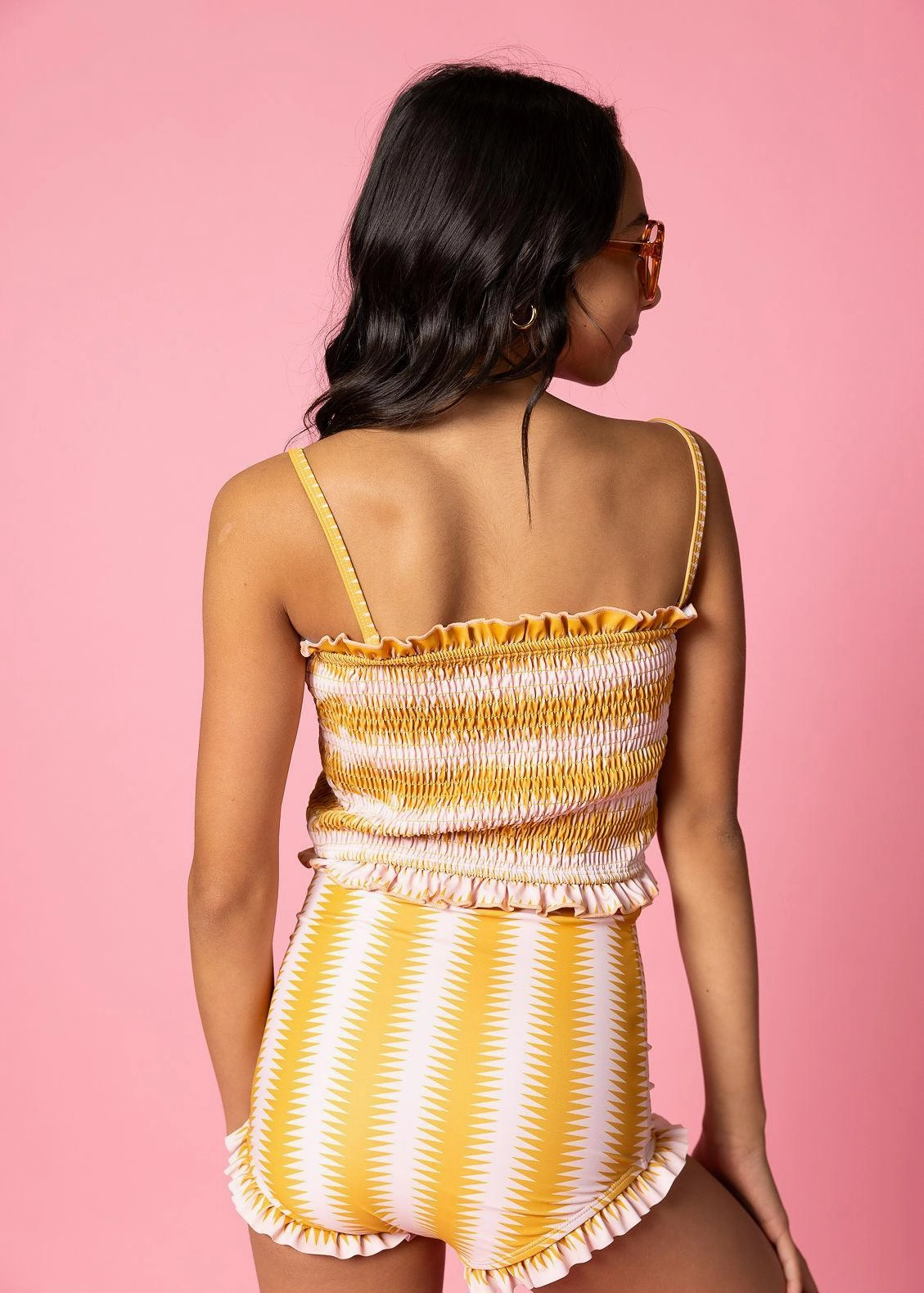 Vintage Triangles | Youth Bandeau Top
