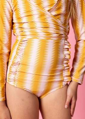 Vintage Triangles | Youth Down in Front Ruffle Bottoms
