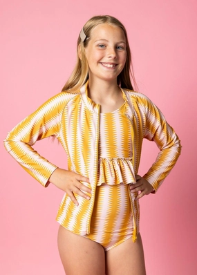 Vintage Triangles | Youth Rashguard Top (Unisex)