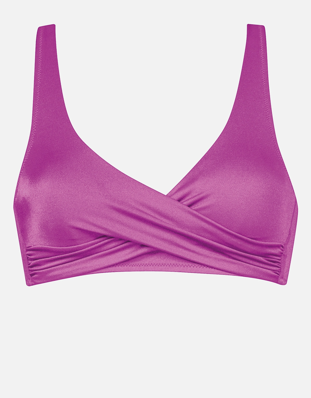 Viva Energy Twist Front Bikini Top - Pink Flash