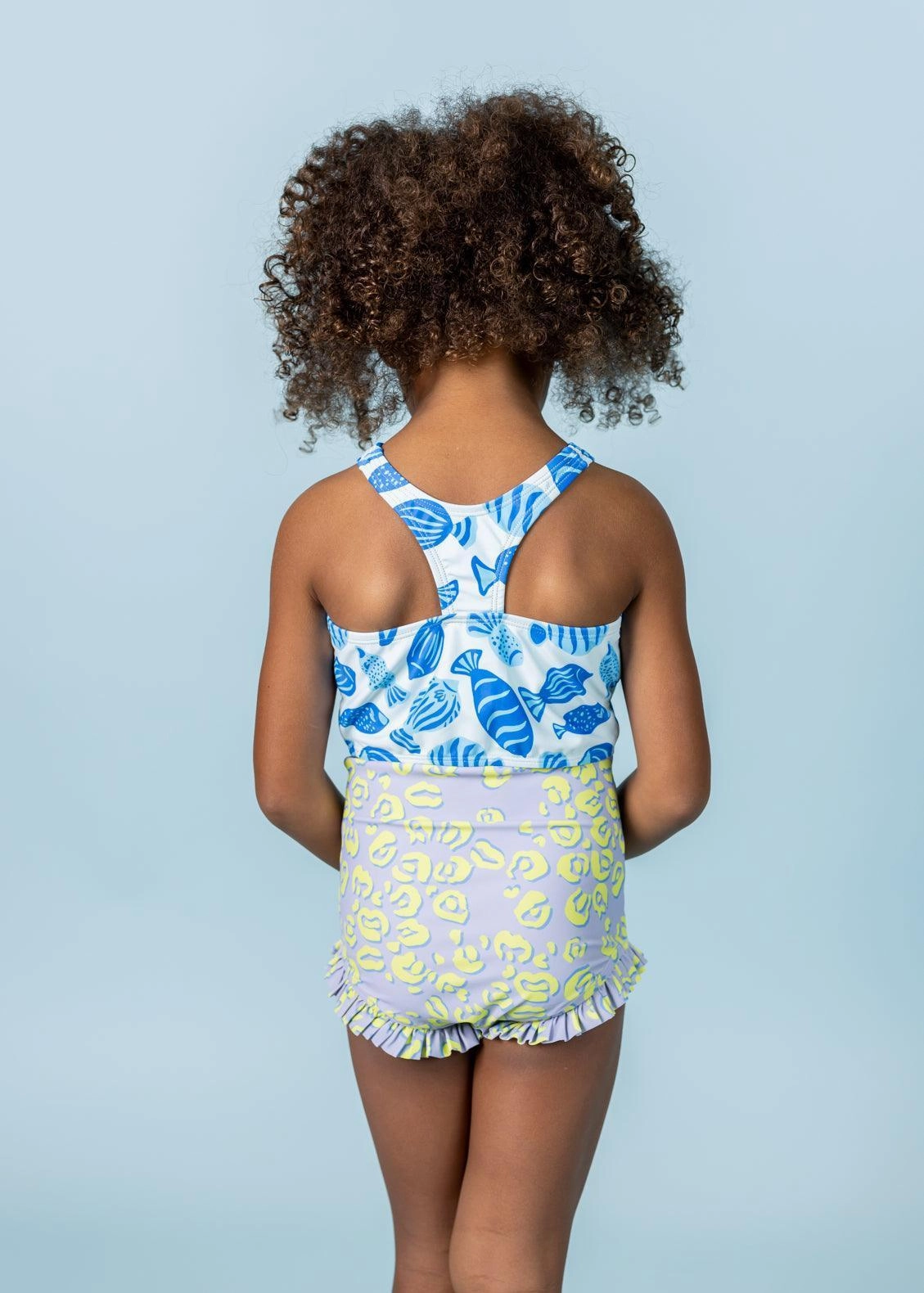 Vivid Cheetah | Mini All Ruffled Up Bottoms