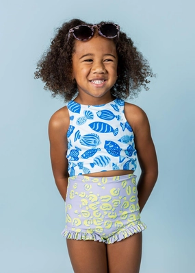 Vivid Cheetah | Mini All Ruffled Up Bottoms