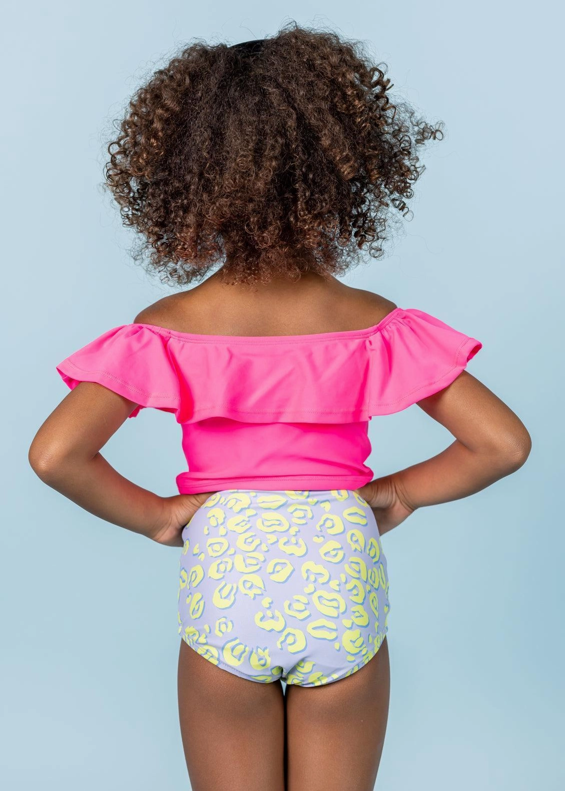 Vivid Cheetah | Mini High-Waisted Bottoms