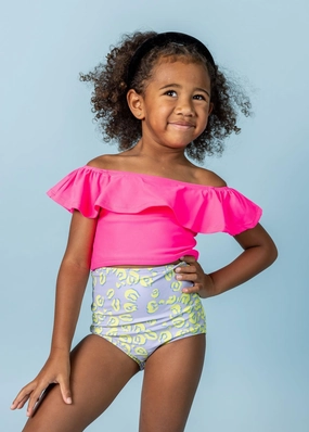Vivid Cheetah | Mini High-Waisted Bottoms