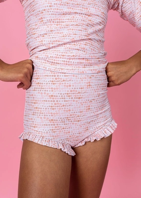 Watercolor Dots | Youth All Ruffled Up Bottoms