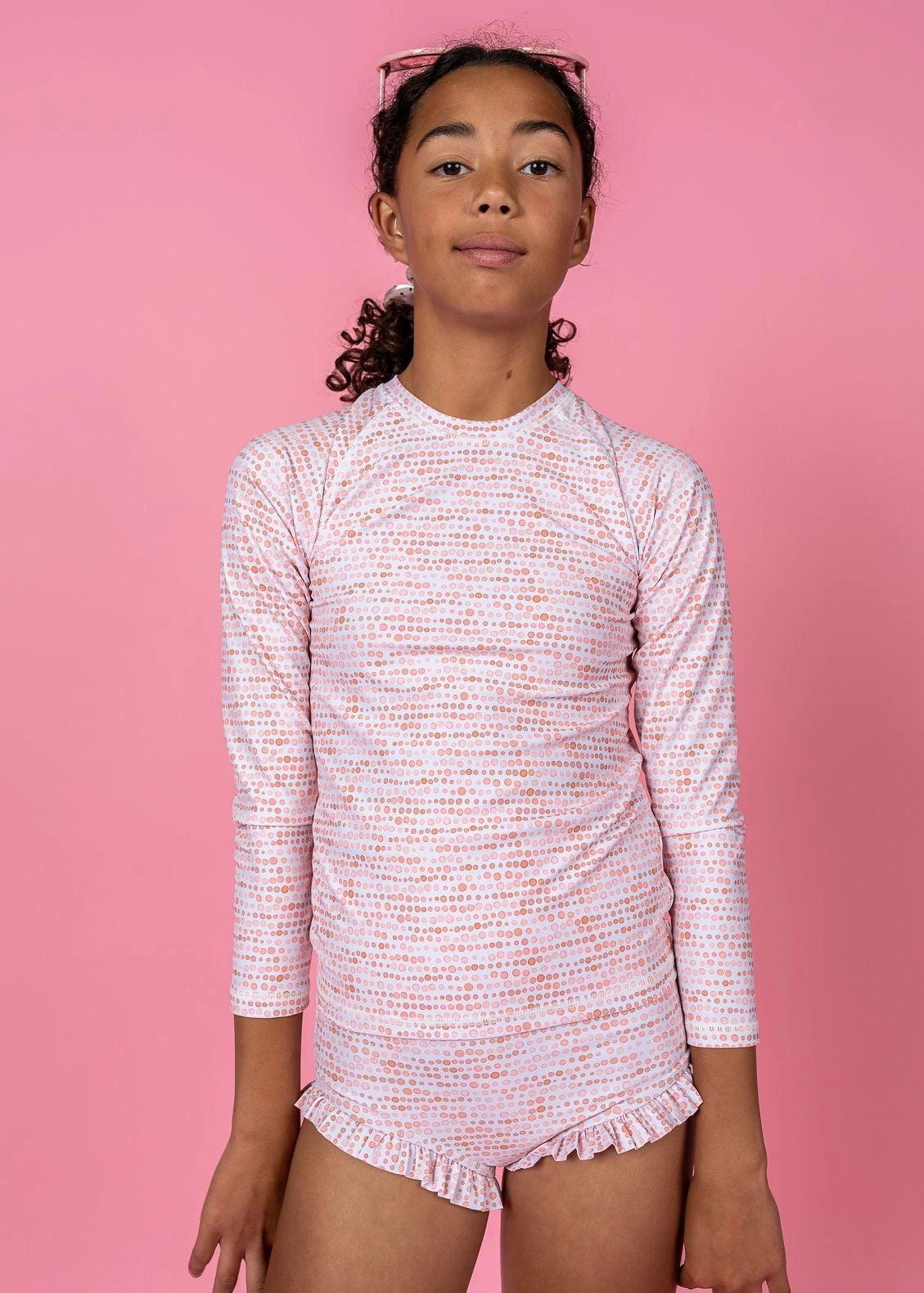 Watercolor Dots | Youth All Ruffled Up Bottoms