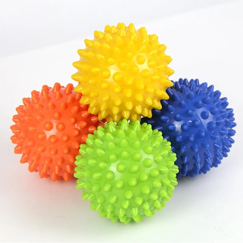 Weekly Favorite Colorful Spiky Massage Ball Meet Your Match, Legpress,Hack Squats, Rower Accessories, Bamboo foam roller