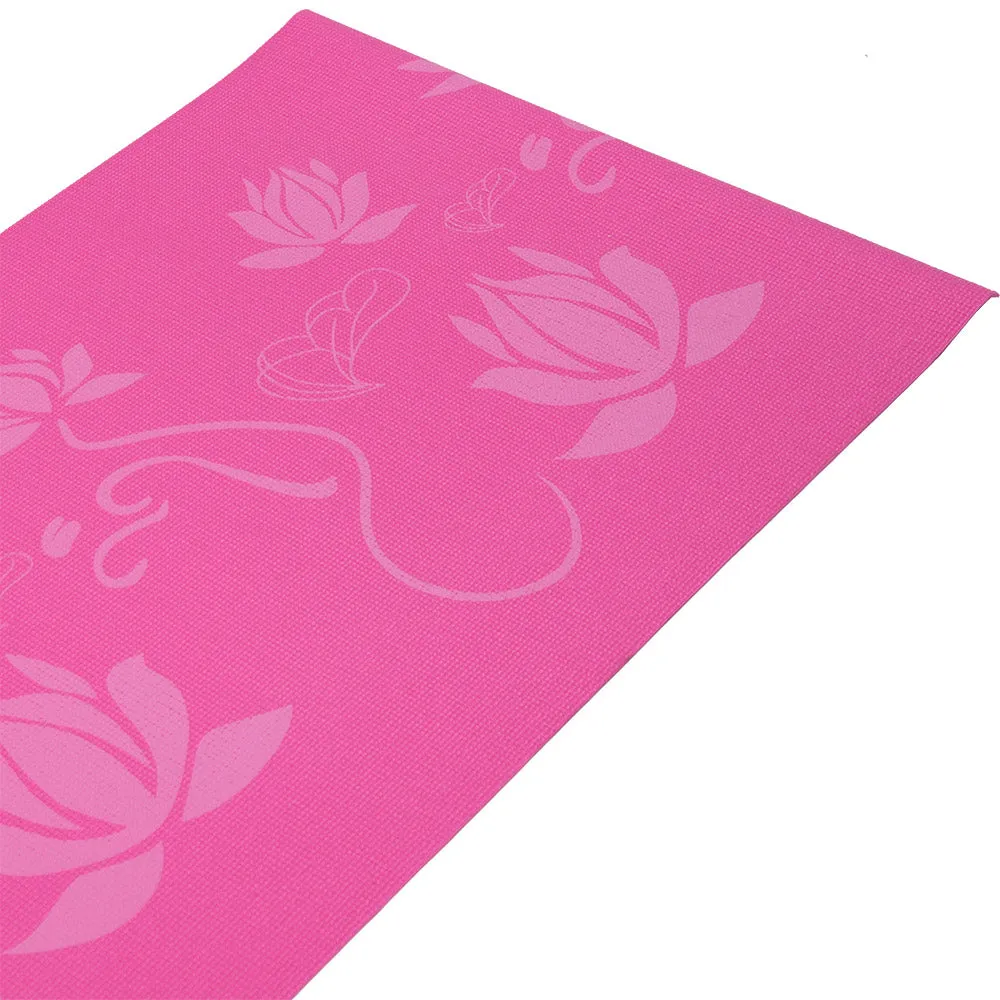 Hit Yoga Mat | 4mm | Pink Lotus, Mats,Flooring