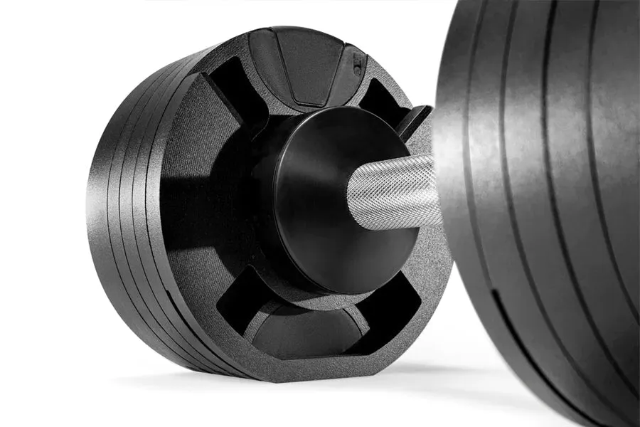 NOBELL 80lb Classic Adjustable Dumbbells, Barbells
