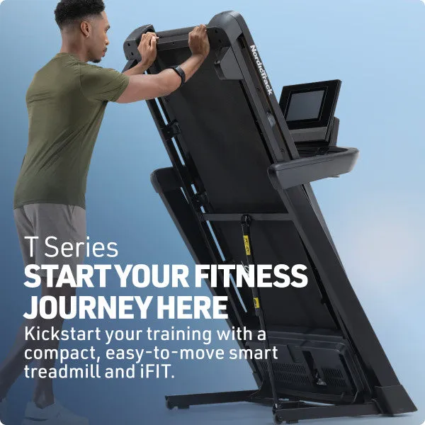NordicTrack - T Series 8 Treadmill, Pump Sets,Studio Barbells